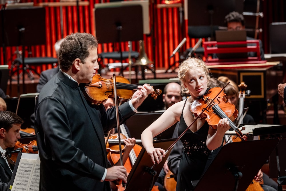 Bratschist Julia Pamina & violinist Nikolaj Szeps-Znaider (Foto: Christian Larsen © DR)